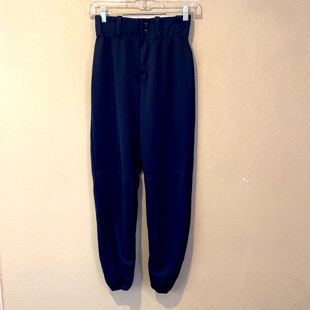Alleson, Navy, Youth Small baseball pants